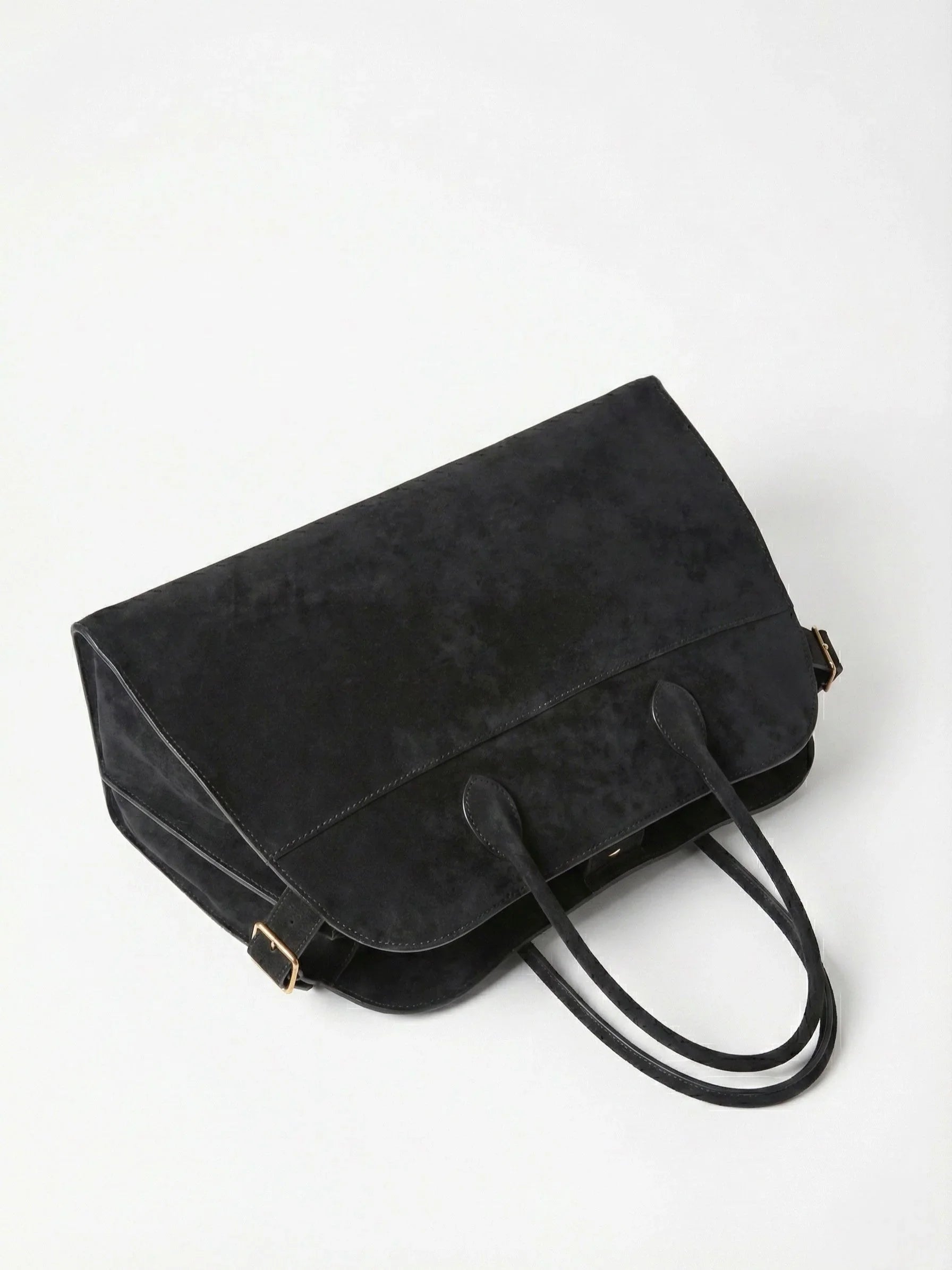 Henna | Suede Large Shopper Tote Bag