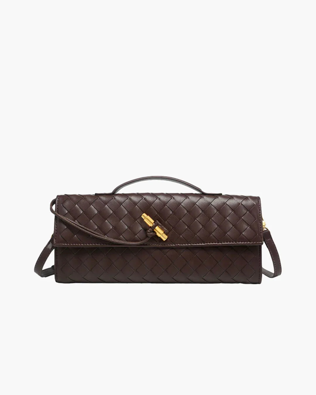 Alba | Woven Structured Shoulder Bag