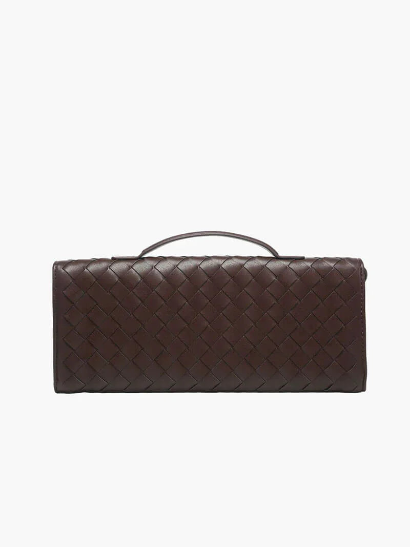 Alba | Woven Structured Shoulder Bag