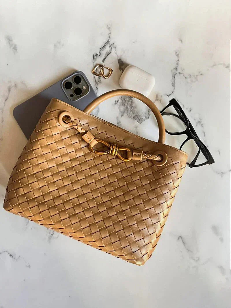 Wells | Tote Woven Shoulder Bag