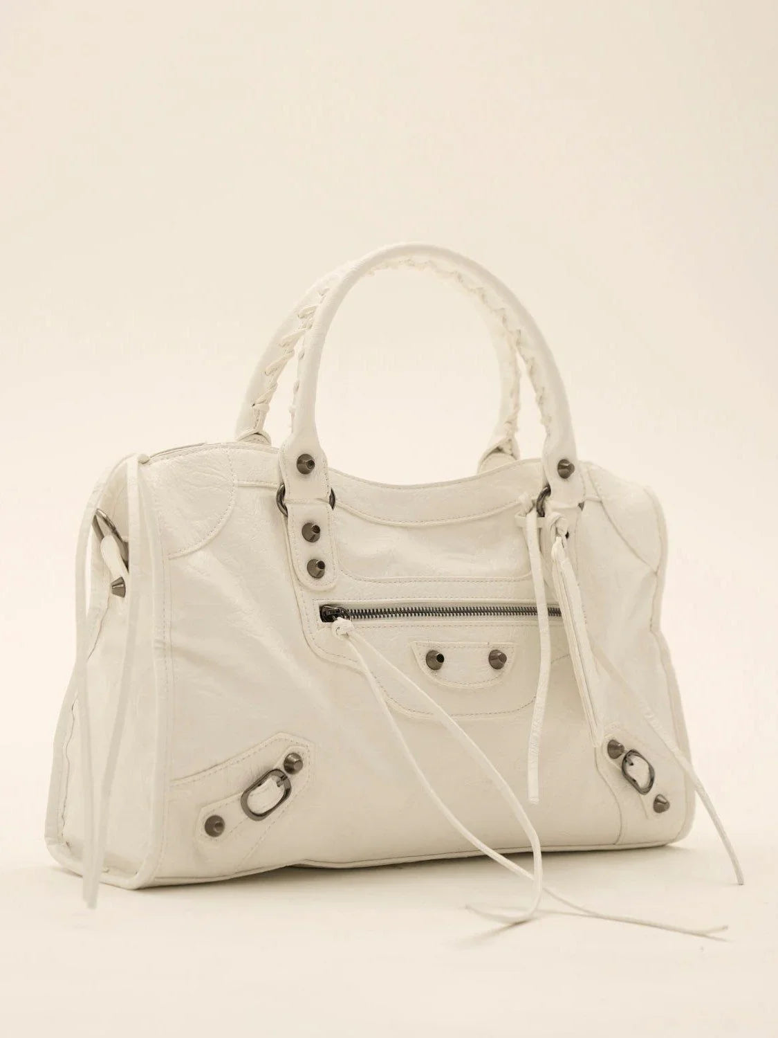 Arabell | Vintage Faux Leather Structured Tote Bag