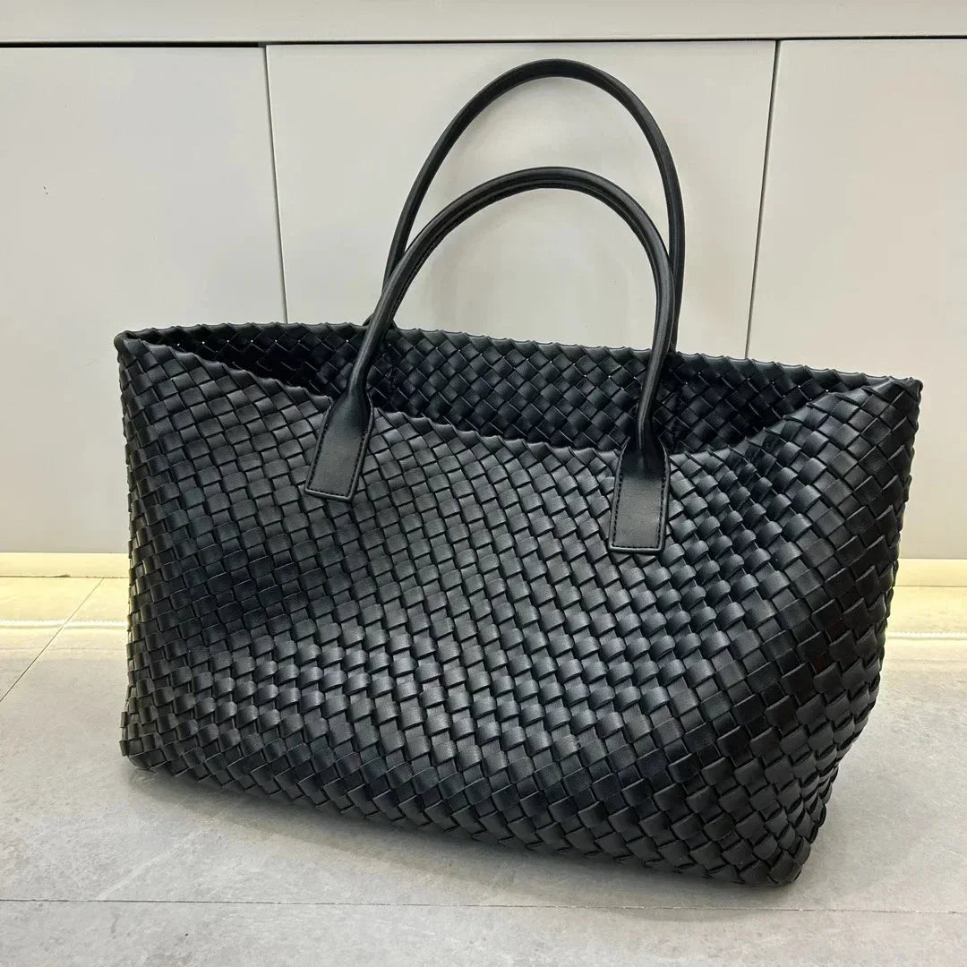 Zarina woven handbag in brown