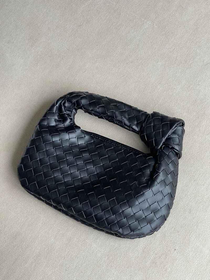Alina woven mini shoulder bag styling detail